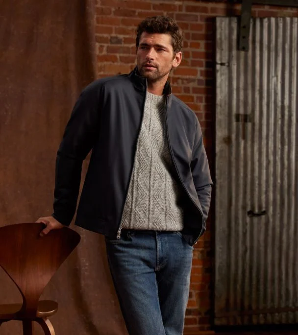 トップス mcsft Perth Sugar Stripe Performance Quarter-Zip | Men's Pullovers
