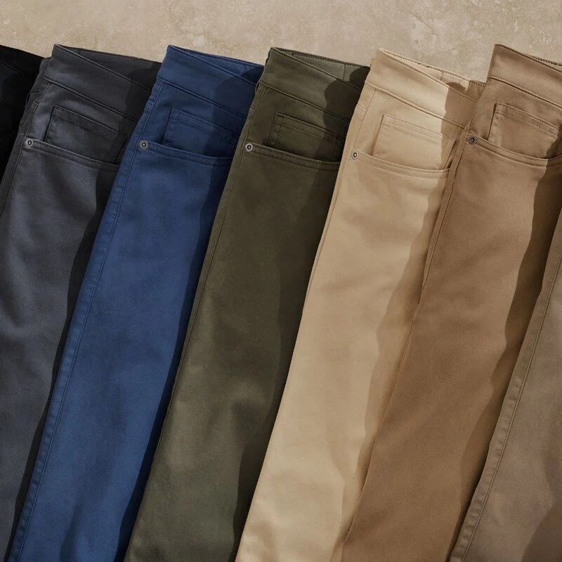 Learn more about the Sateen Five Pocket Pant
