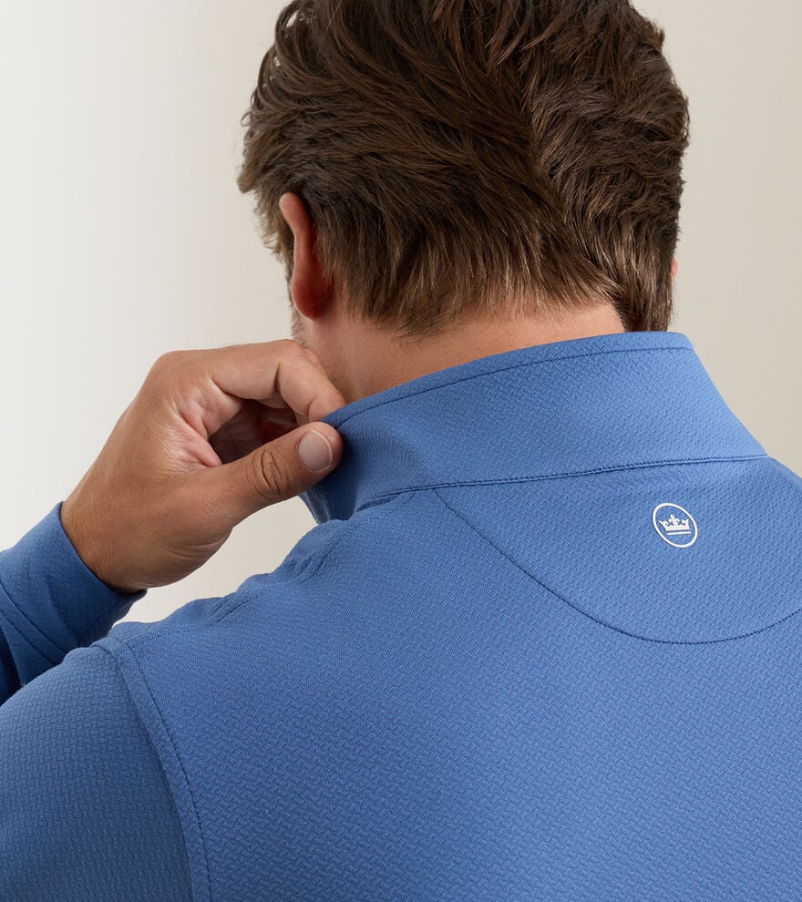 Perth Cross-Hatch Performance Quarter-Zip image number 4