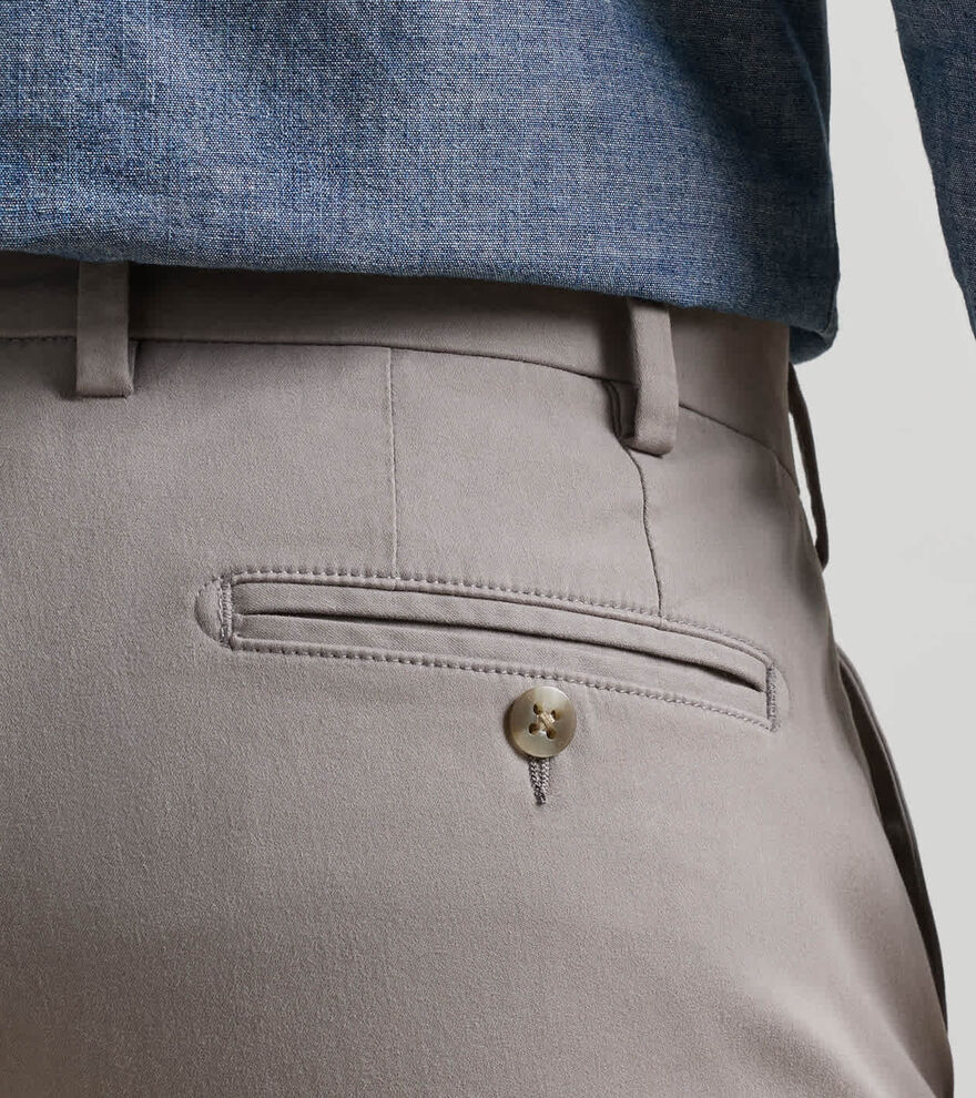 Signature Sateen Flat Front Trouser - Alternate Image 3