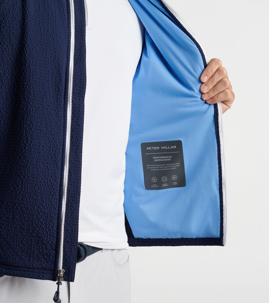 Performance Seersucker Hybrid Vest image number 7
