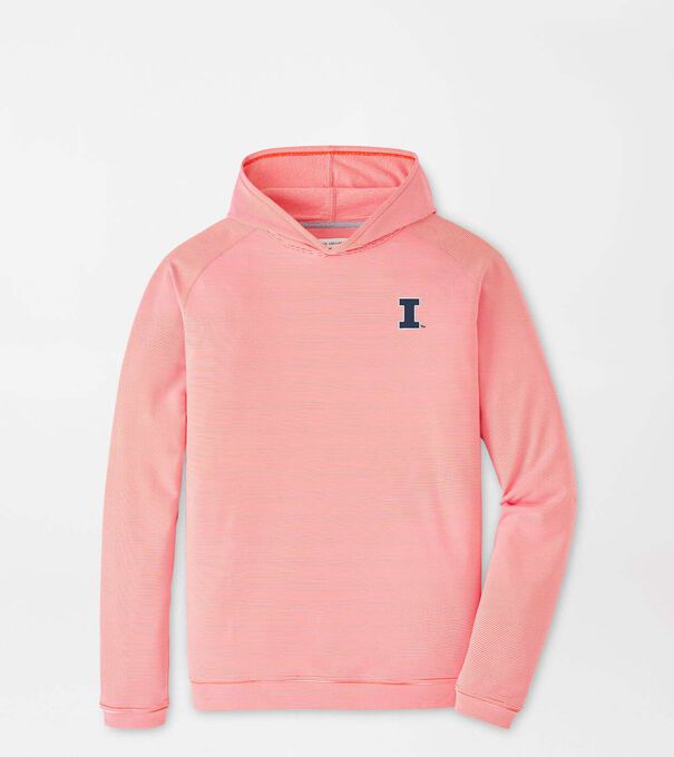 Illinois Pine Sugar Stripe Performance Hoodie