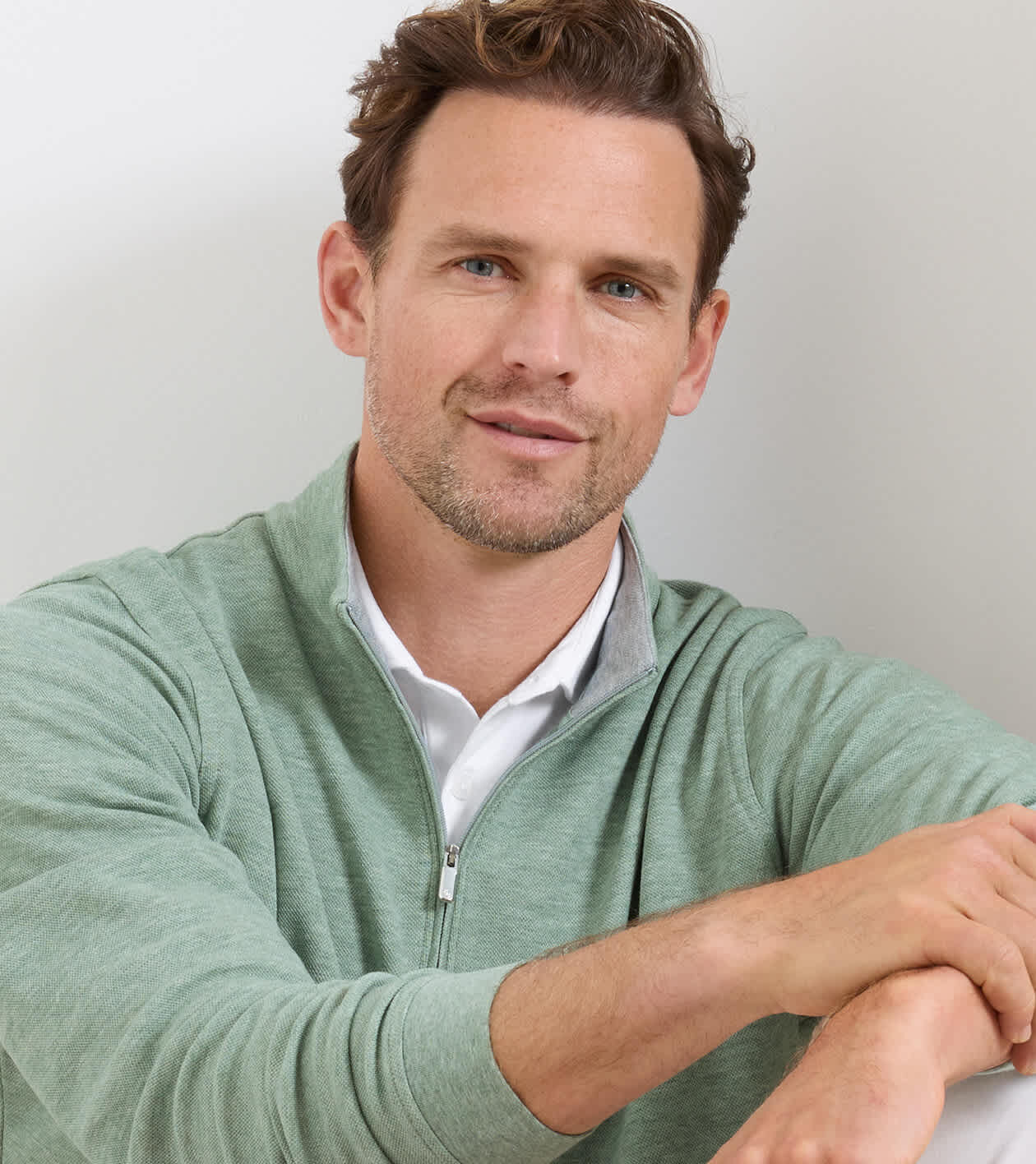 Crown Comfort Quarter-Zip Pullover | Men's Pullovers | Peter Millar