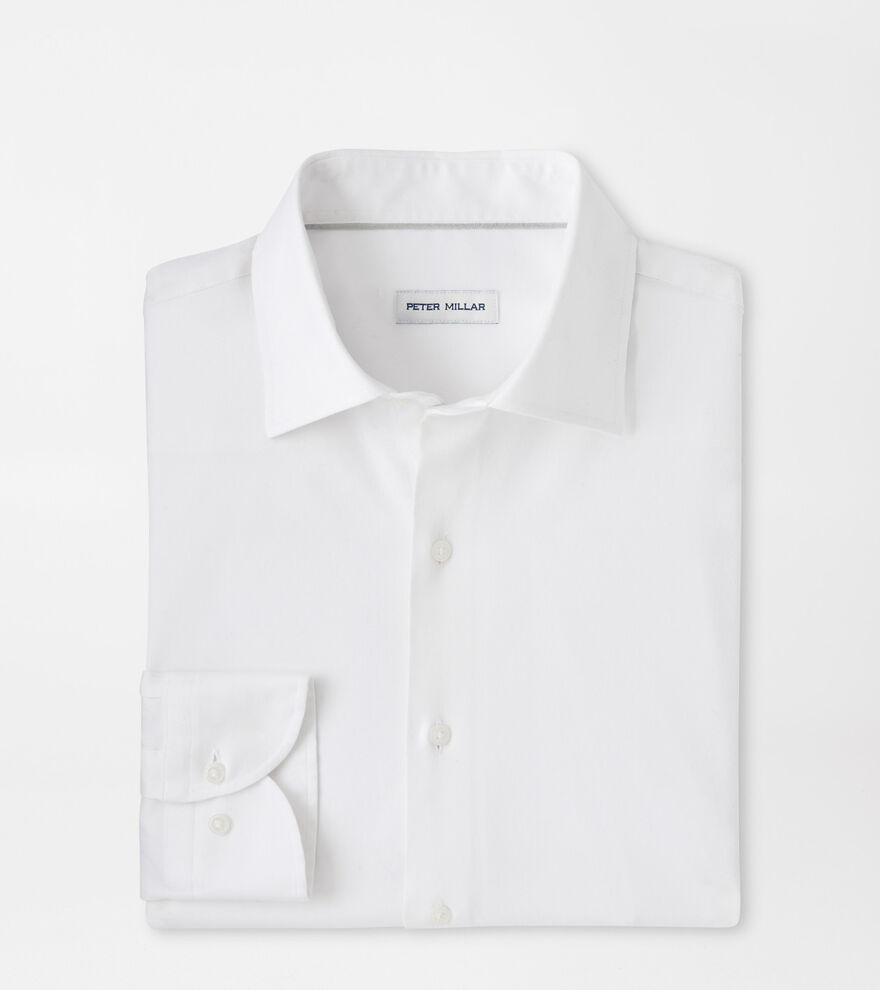 Campbell Perfect Pinpoint Cotton-Stretch Sport Shirt image number 1