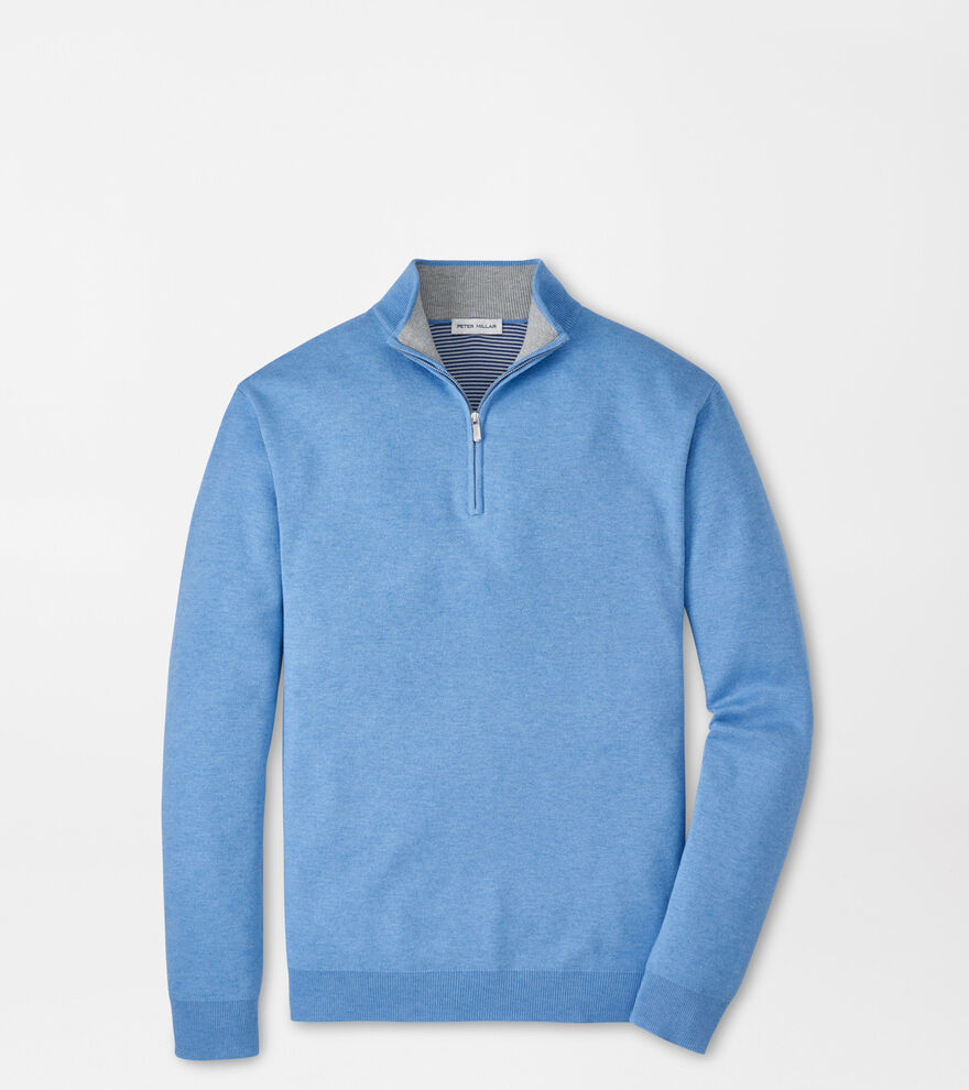Coolspun Lite Cotton Quarter-Zip Sweater image number 1