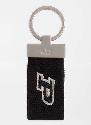 Peter Millar Men's Purdue Key Chain | Color: Black | Size: OS