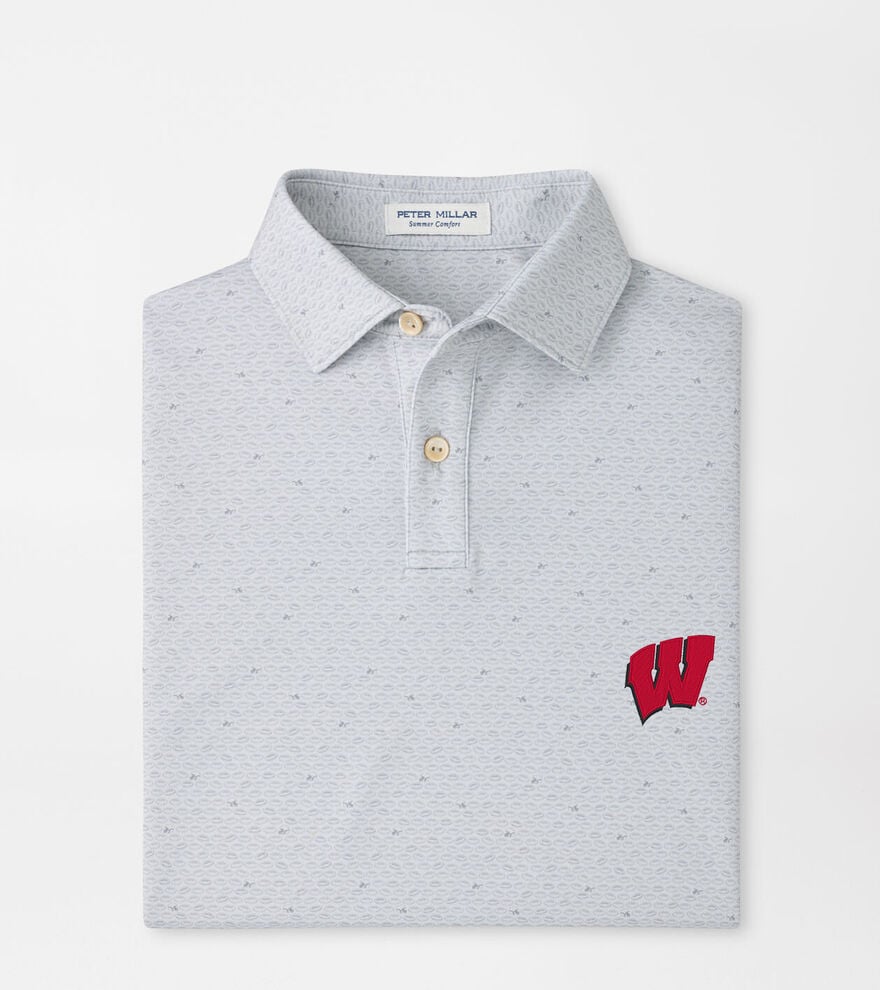 Wisconsin On The Ball Youth Performance Jersey Polo image number 1