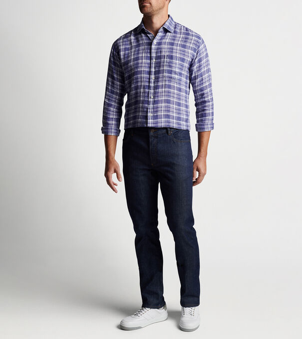 Beach Bluff Linen Sport Shirt