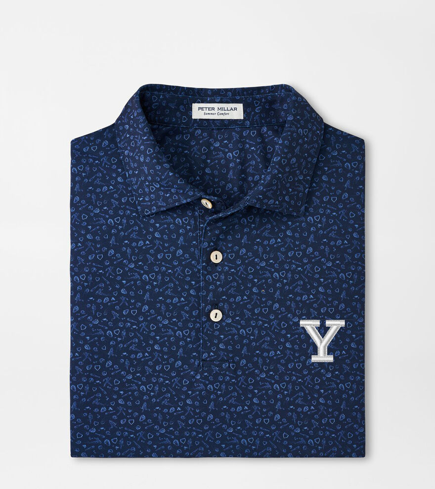 Yale Batter Up Performance Jersey Polo image number 1