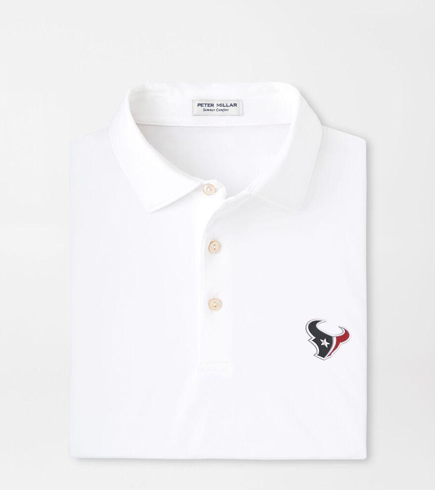 Houston Texans Solid Performance Jersey Polo image number 1
