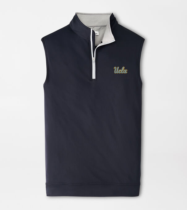 UCLA Galway Stretch Loop Terry Quarter-Zip Vest
