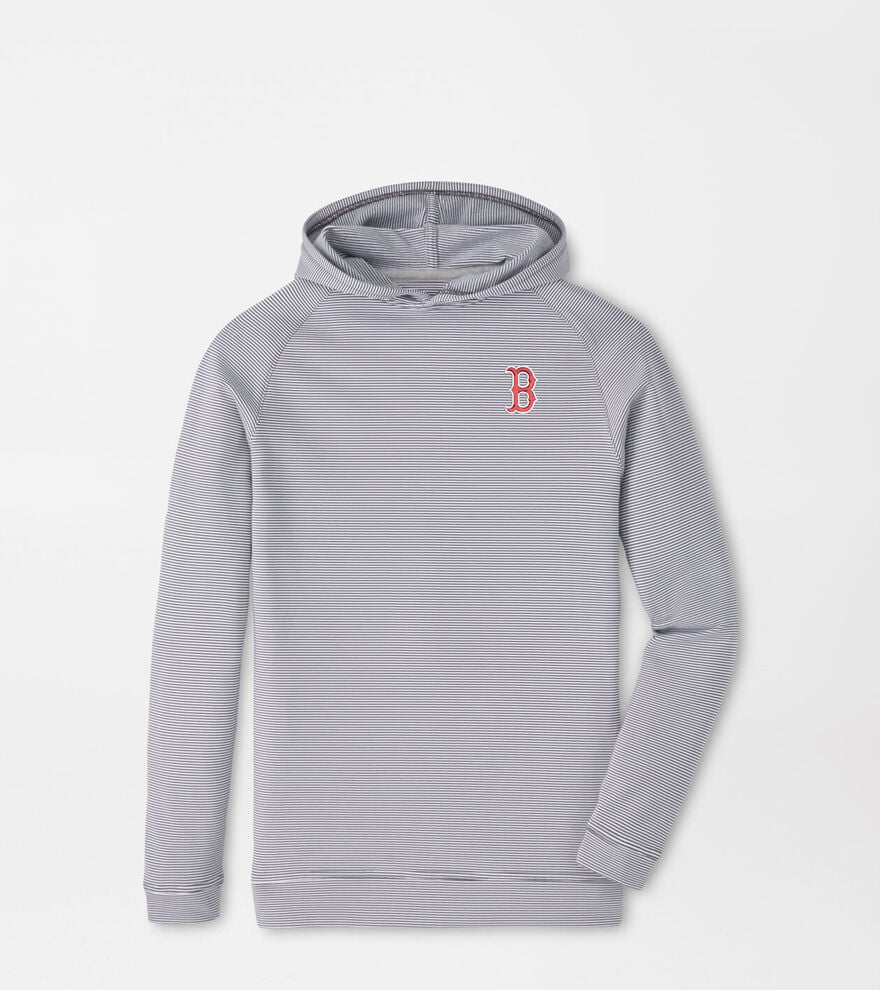 Boston Red Sox Pine Youth Sugar Stripe Performance Hoodie image number 1