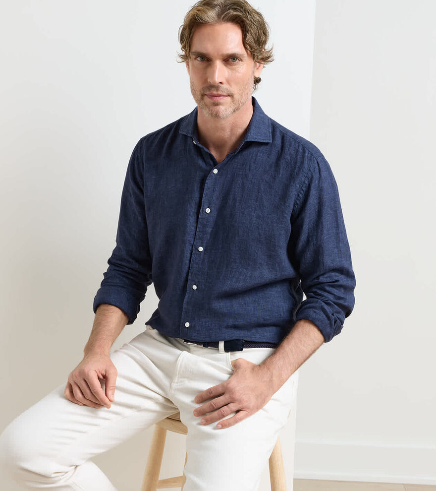Astino Lino Sport Shirt - Alternate Image 1