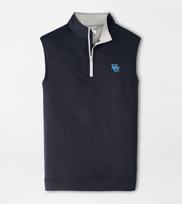 Hampton University Galway Stretch Loop Terry Quarter-Zip Vest