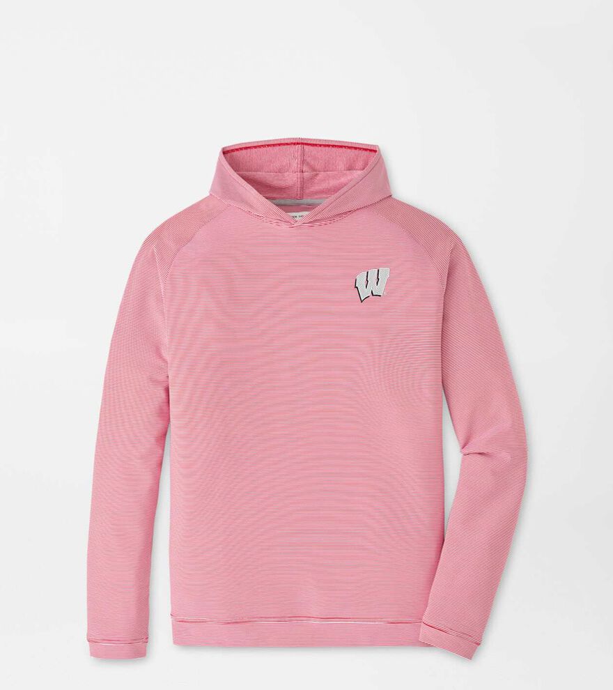 Wisconsin Pine Sugar Stripe Performance Hoodie image number 1