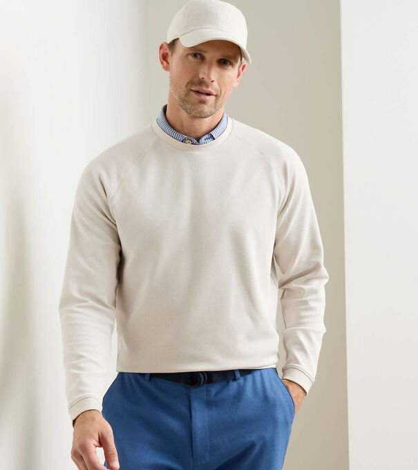 Cradle Piqu&eacute; Performance Crewneck