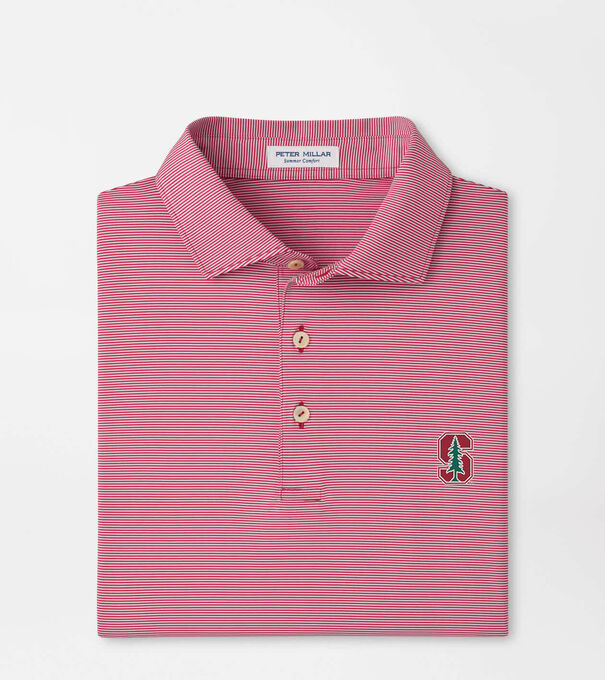 Stanford Jubilee Stripe Performance Polo