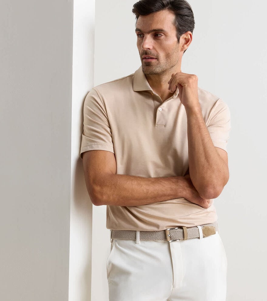 Albatross Cotton-Blend Piqu&eacute; Polo - Alternate Image 1