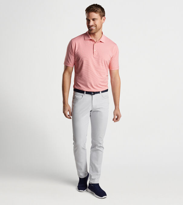 Jubilee Stripe Performance Polo