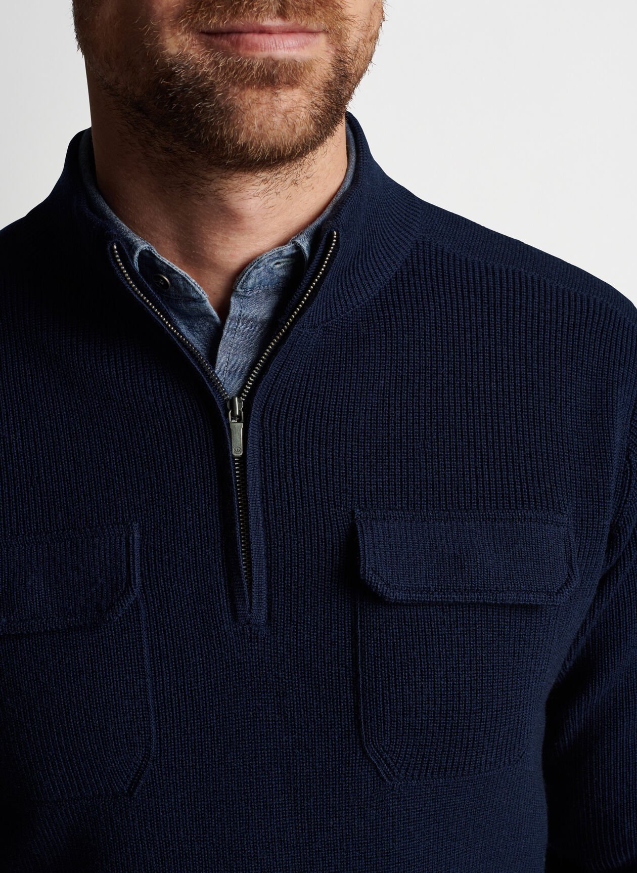 Ravens Quarter-Zip Sweater | Men's