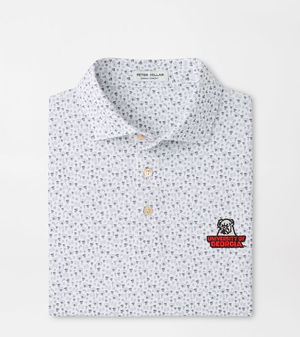 Georgia Vault Buzzer Beater Performance Jersey Polo
