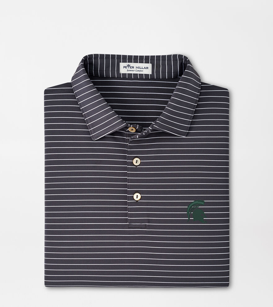 Michigan State Spartan Crafty Performance Jersey Polo image number 1