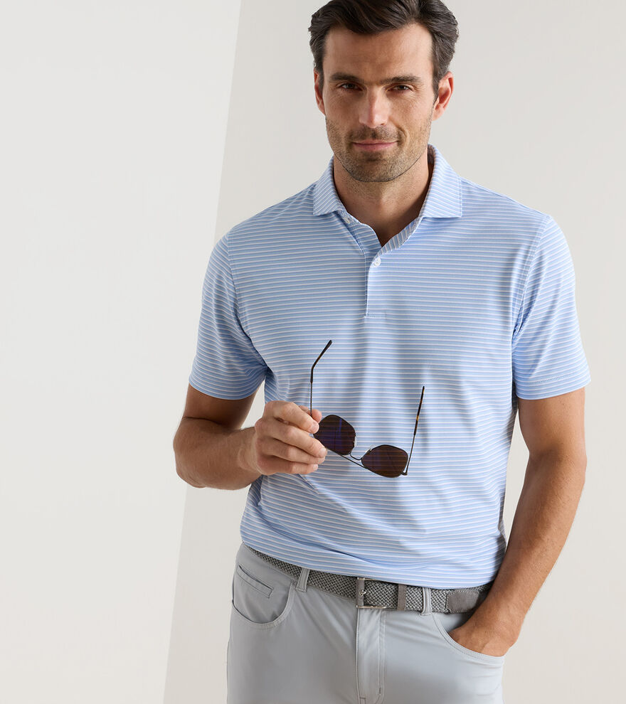 Tempo Performance Mesh Polo - Alternate Image 1