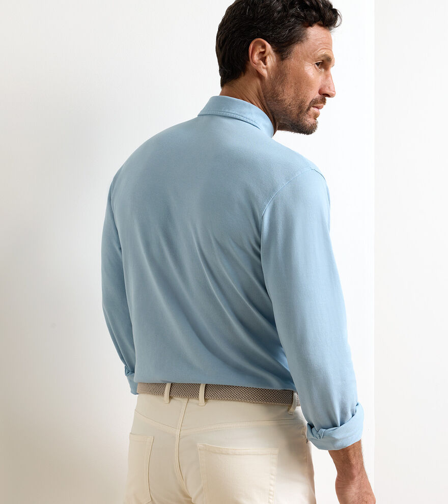 Everyday Piqu&eacute; Long Sleeve Polo image number 3