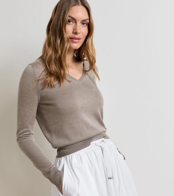 Mirage V-Neck Sweater - Alternate Image 1