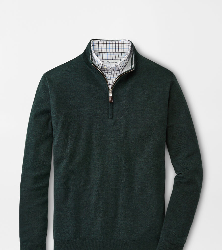 Crown Soft Merino-Silk Quarter-Zip