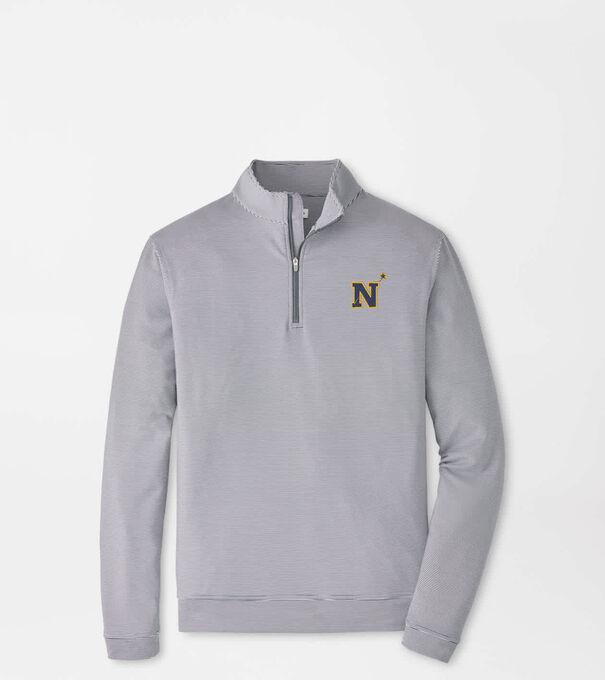 Naval Academy Perth Sugar Stripe Performance Quarter-Zip