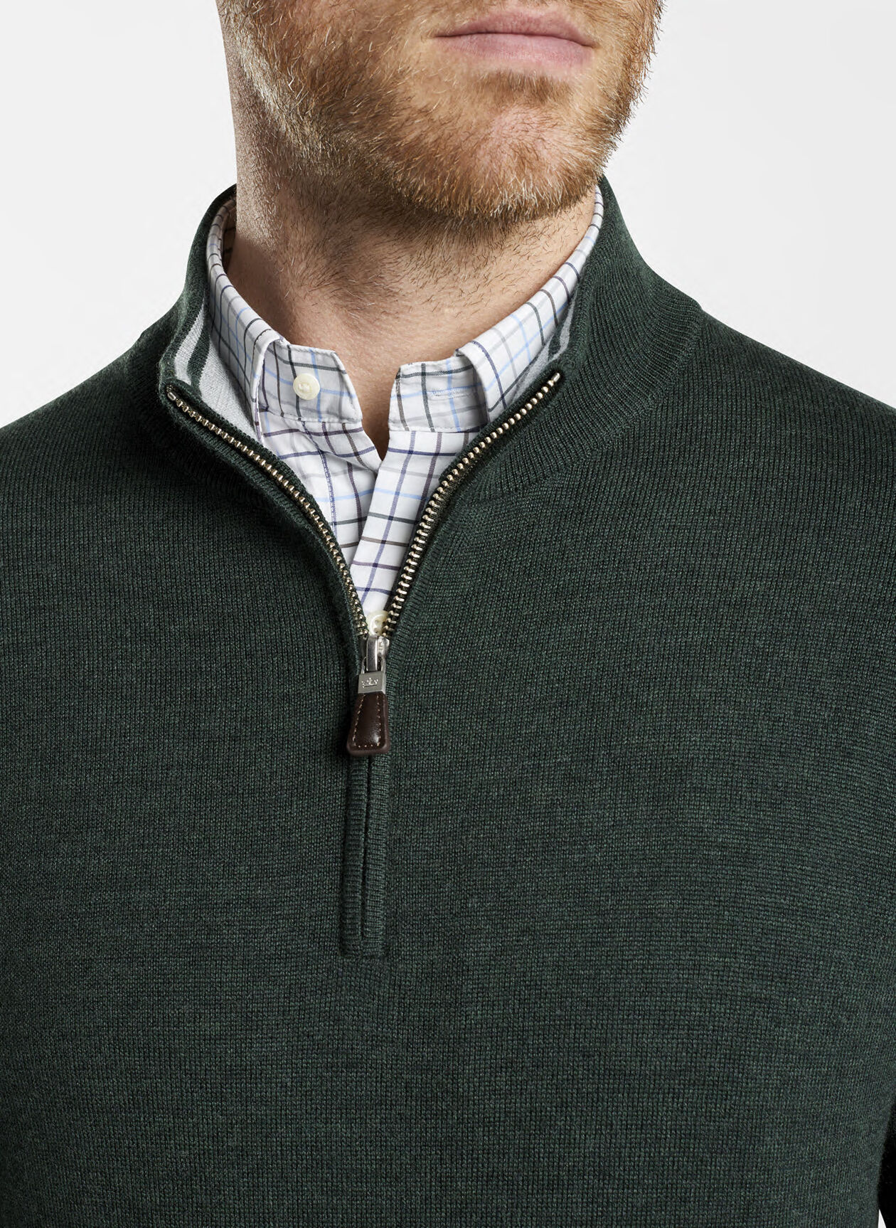 Crown Soft Merino Silk Quarter Zip Peter Millar