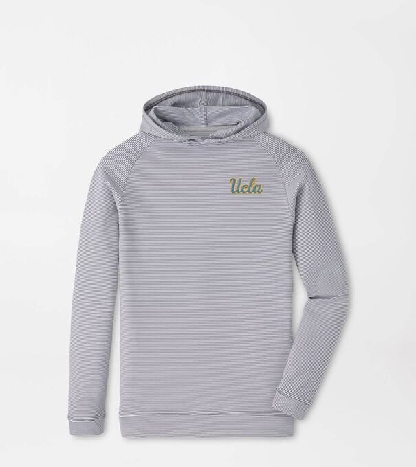 UCLA Pine Youth Sugar Stripe Performance Hoodie
