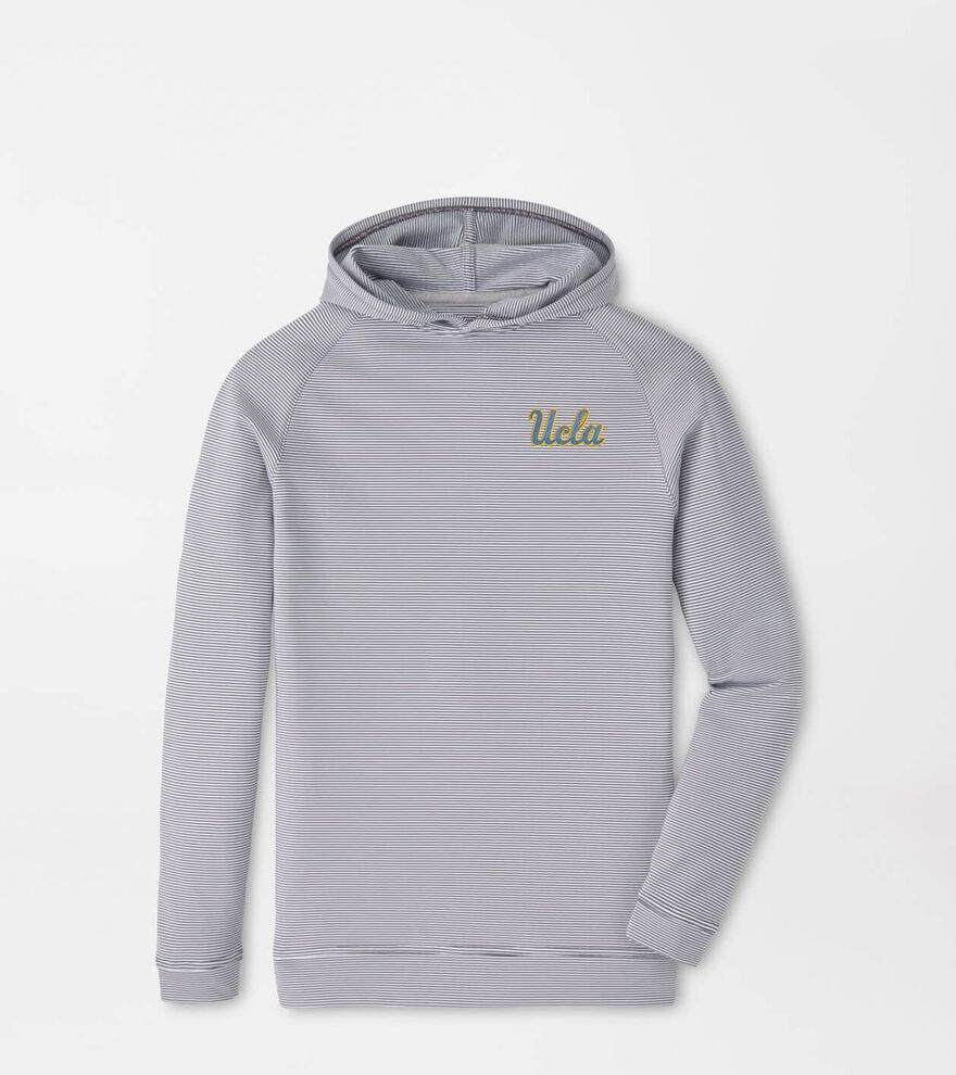 UCLA Pine Youth Sugar Stripe Performance Hoodie