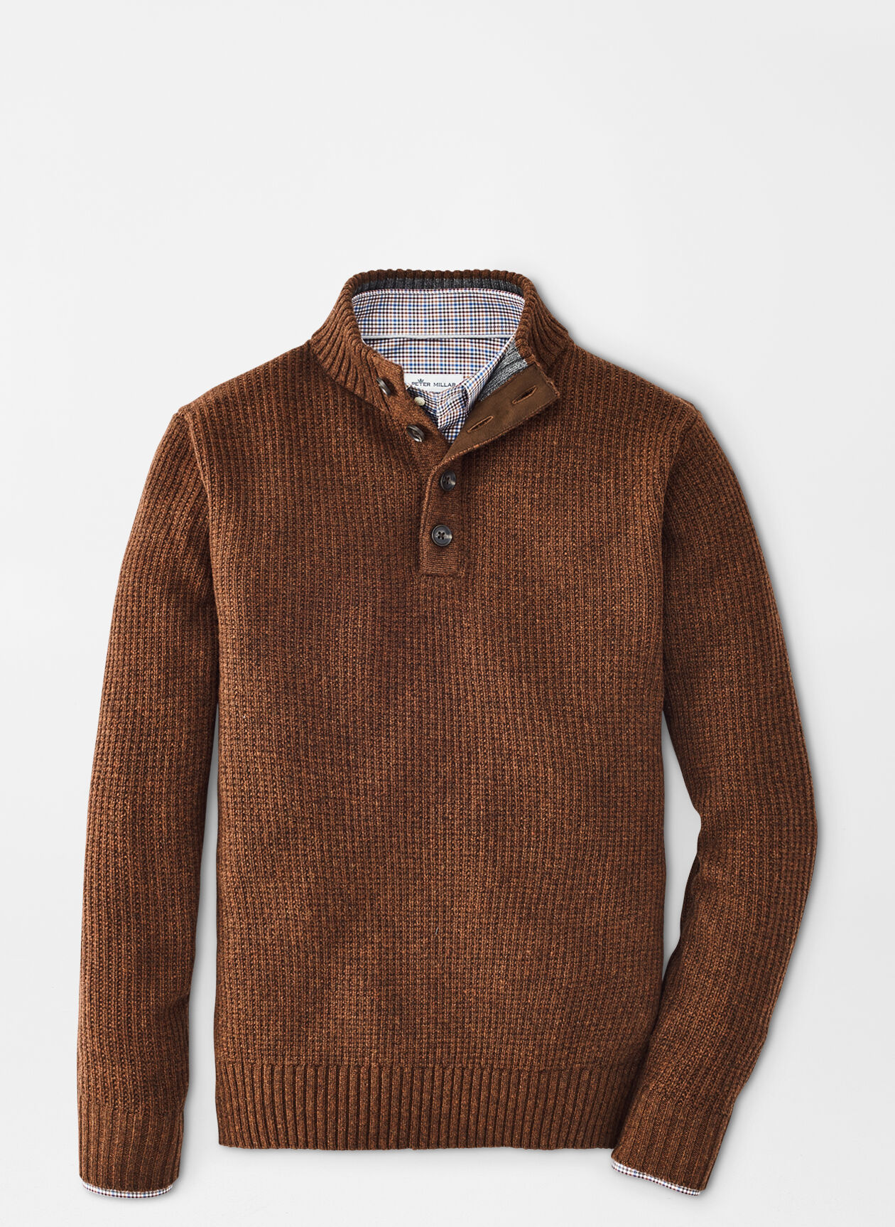 Button mock sweater clearance
