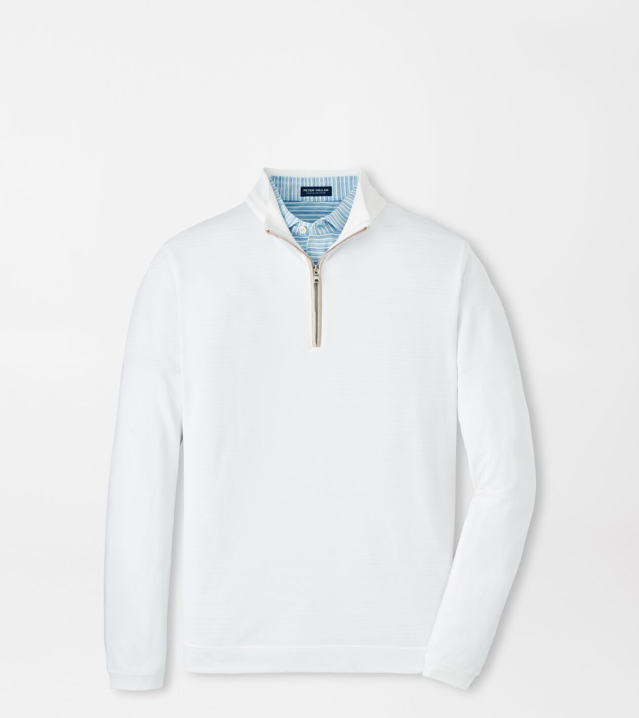 Albatross Cotton-Blend Piqué Quarter-Zip | Men's Pullovers | Peter
