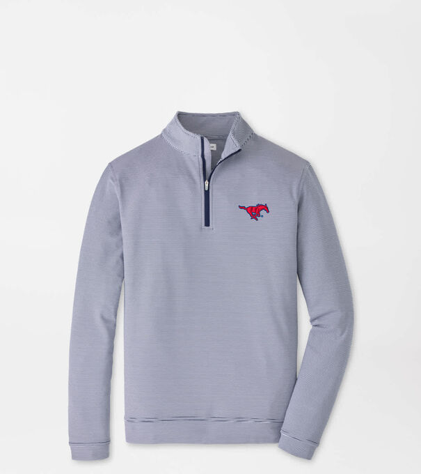 SMU Perth Sugar Stripe Performance Quarter-Zip