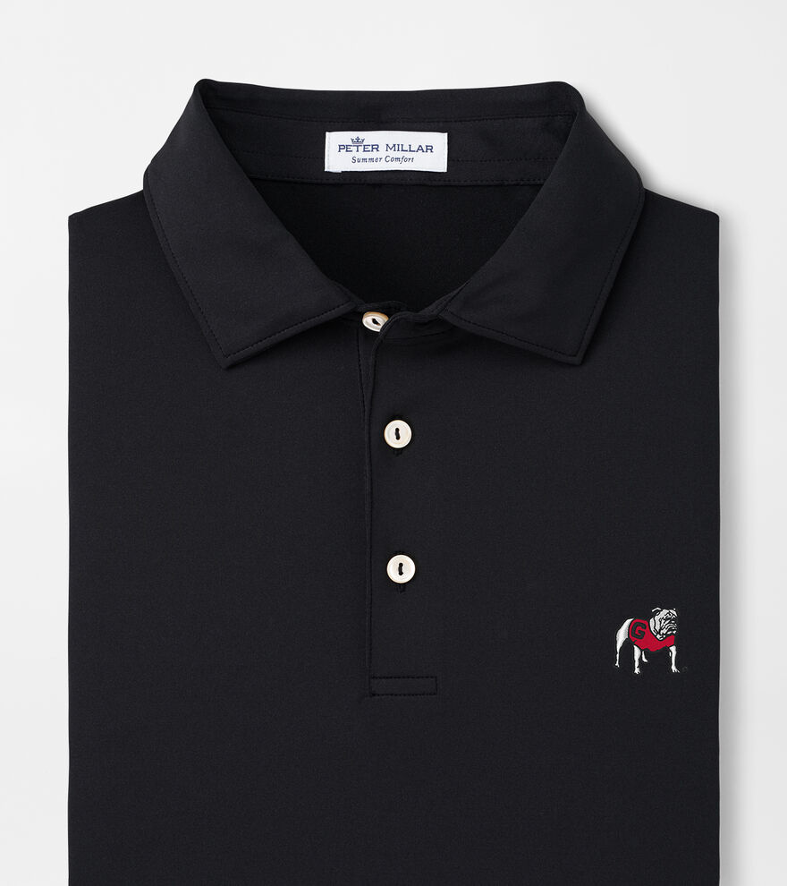 Georgia Standing Bulldog Performance Polo image number 1
