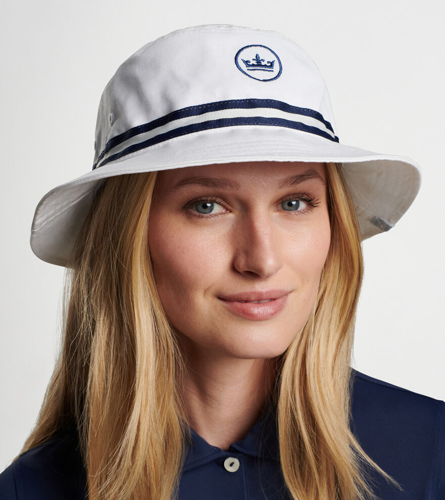 Crown Seal Oxford Bucket Hat | Men