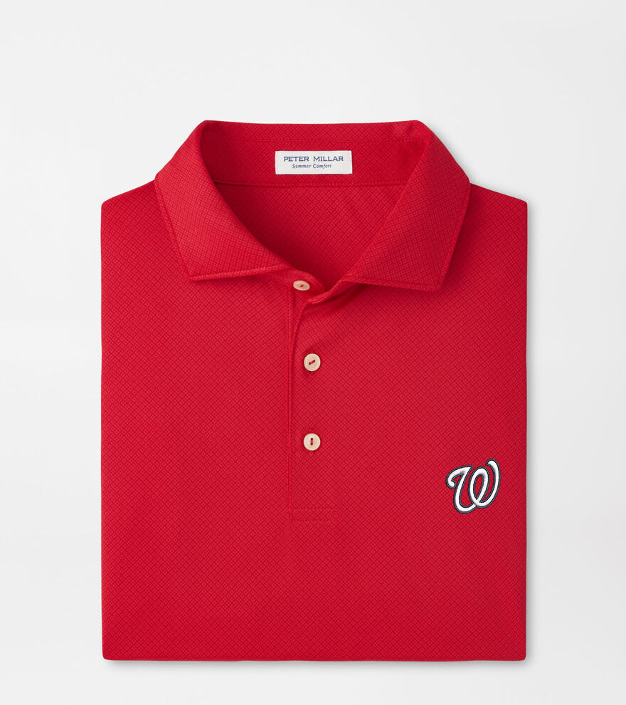 Washington Nationals Hugo Performance Jersey Polo image number 1