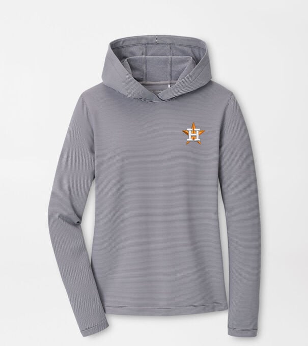 Houston Astros Women's Pine Sugar Stripe Performance Hoodie