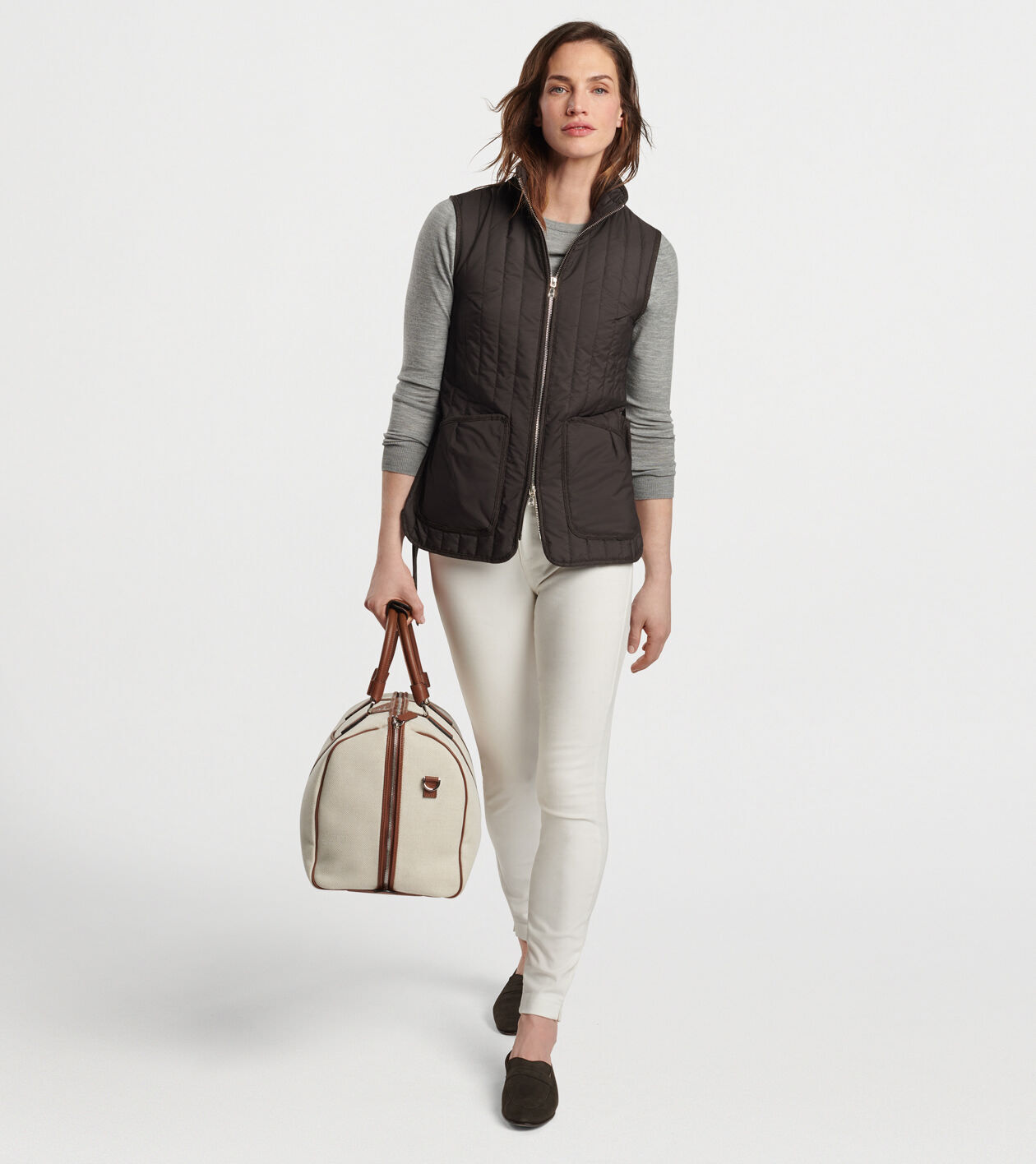 Scout Quilted Travel Vest Women s Vests Peter Millar