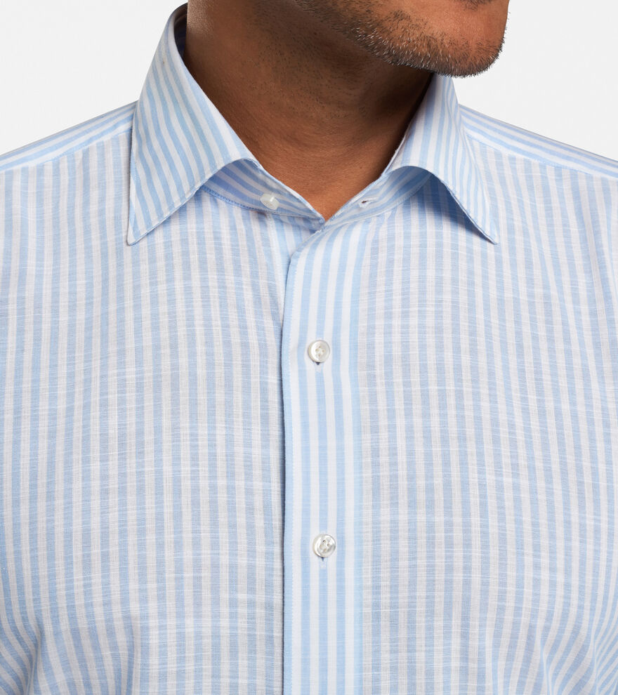 Summer Chambray Stripe Sport Shirt image number 5