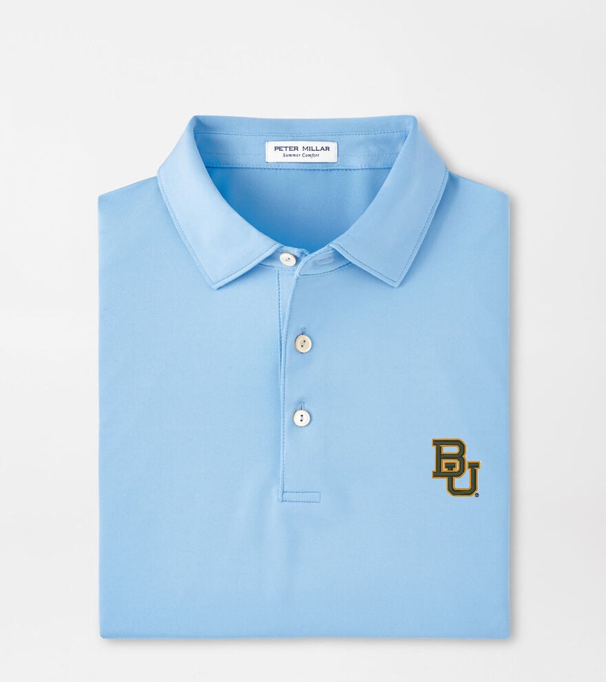 Baylor Solid Performance Jersey Polo image number 1