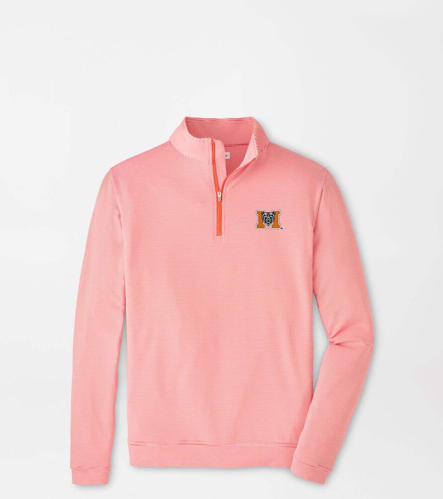 Mercer Perth Sugar Stripe Performance Quarter-Zip