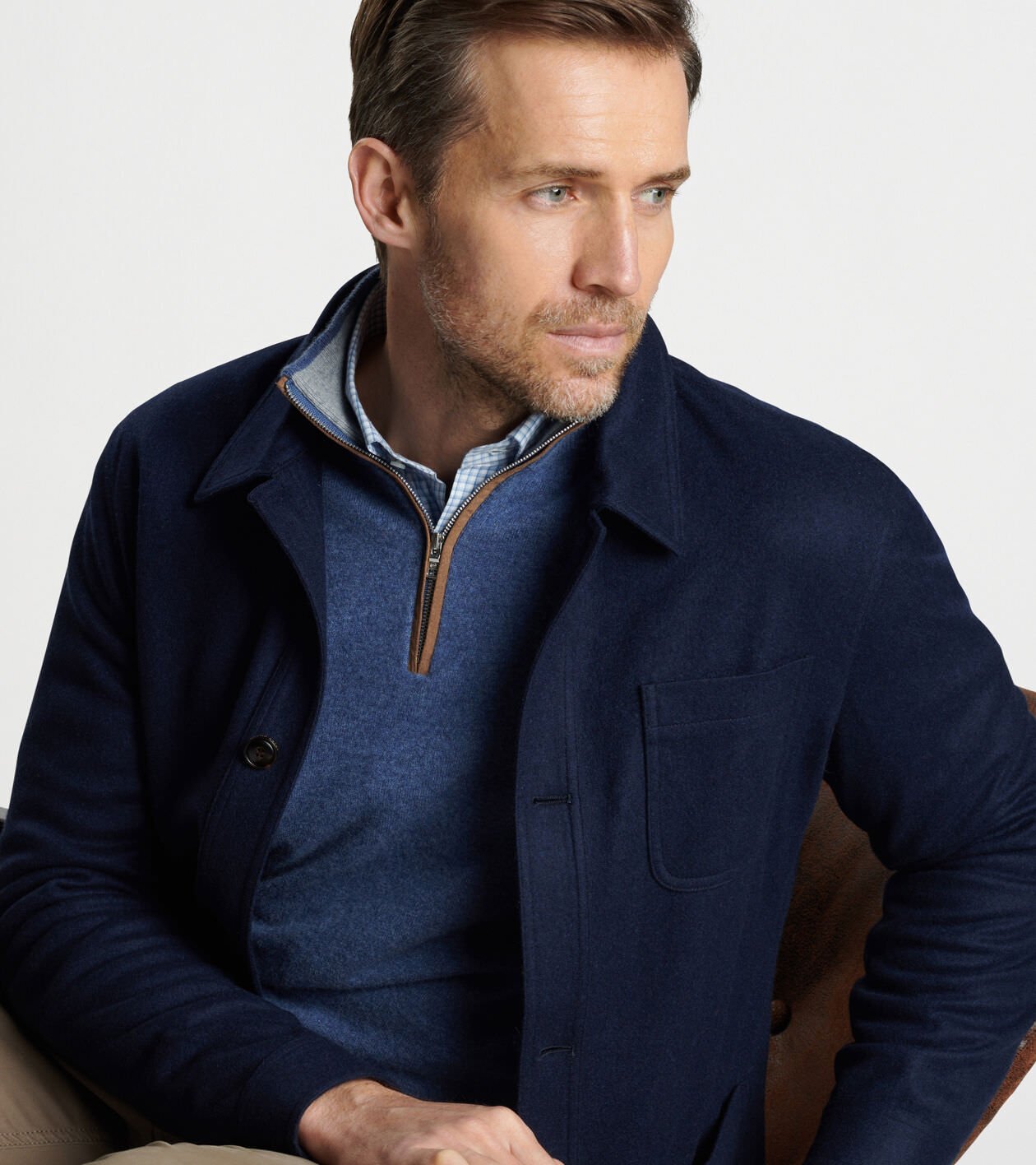 Artisan Crafted Cashmere Chore Coat Men s Jackets Coats Peter Millar