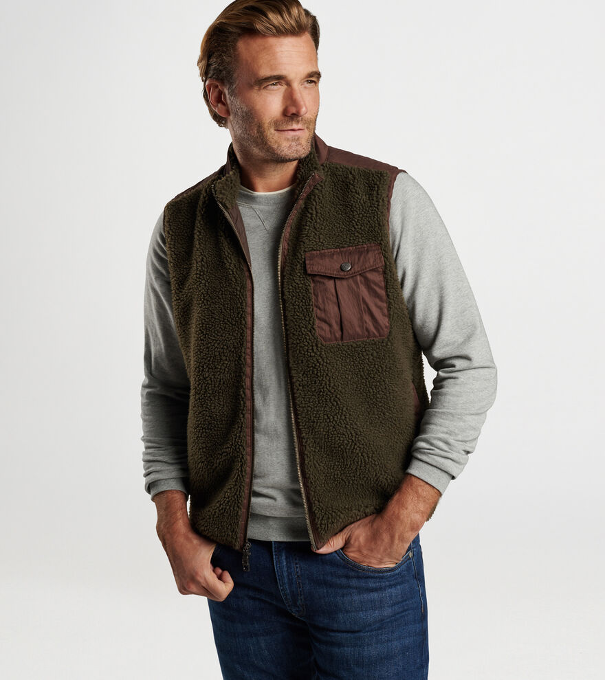 Autumn Pile Fleece Vest image number 5