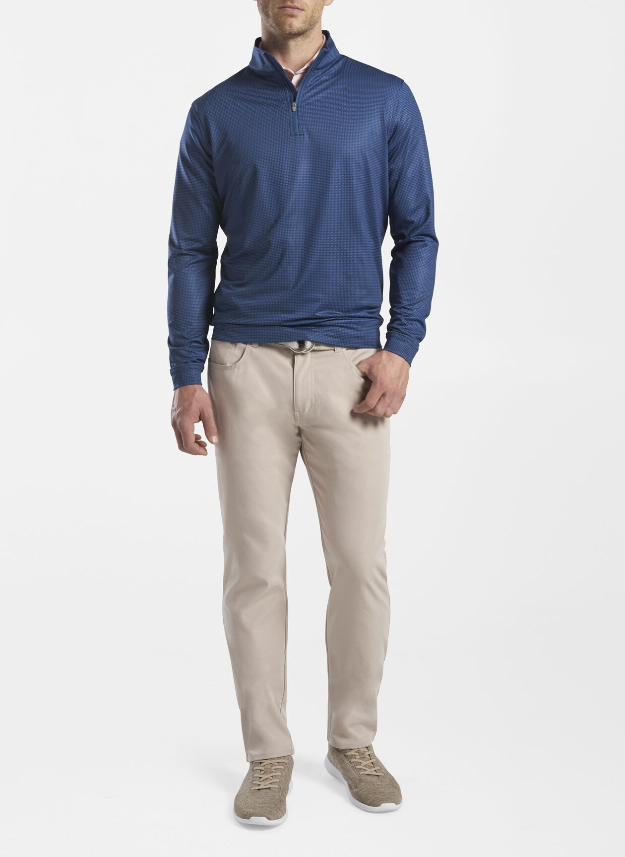 Perth Waffle Performance Quarter-Zip | Peter Millar