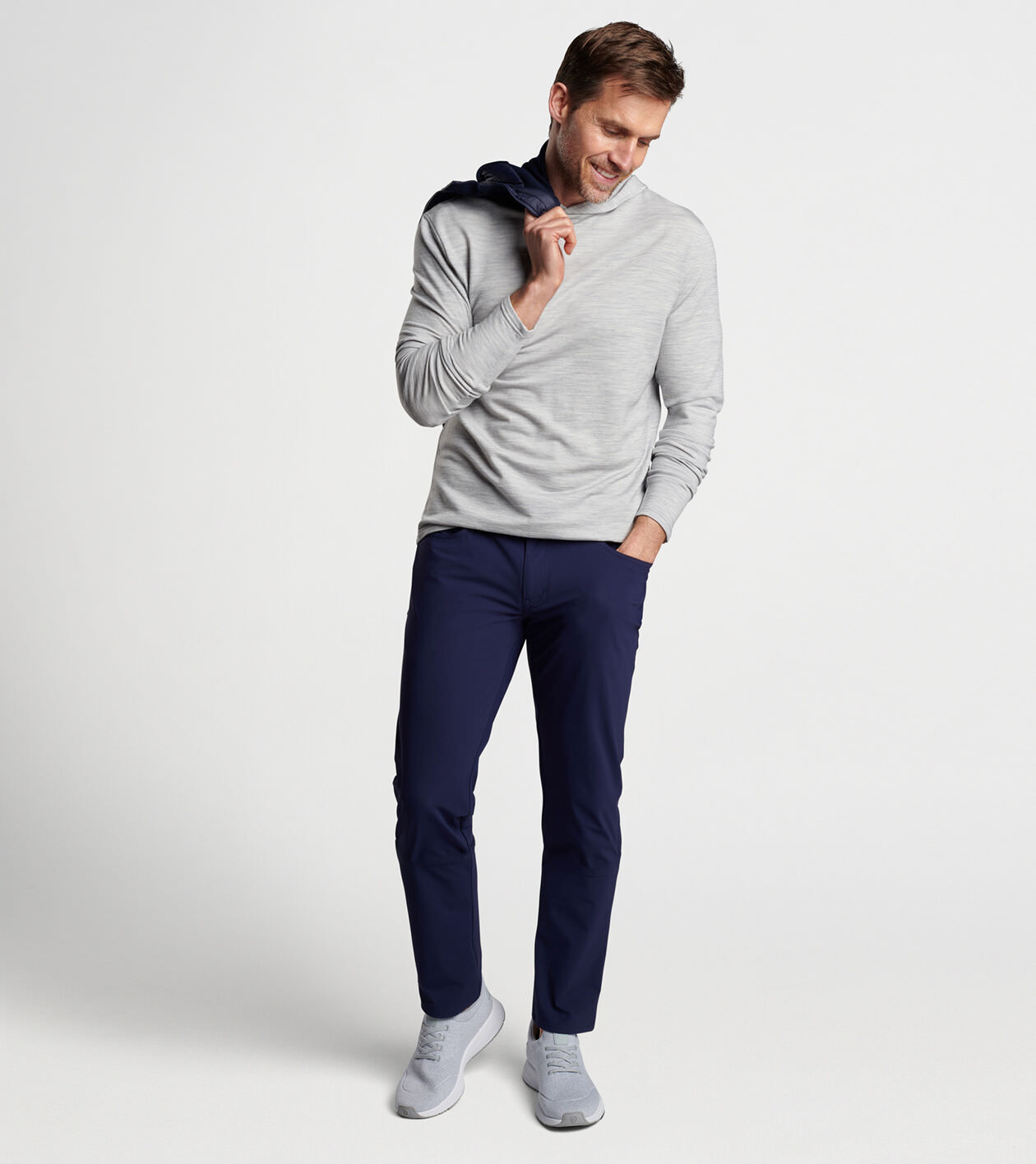 Excursionist Flex Heathered Hoodie Men s Pullovers Hoodies Peter Millar