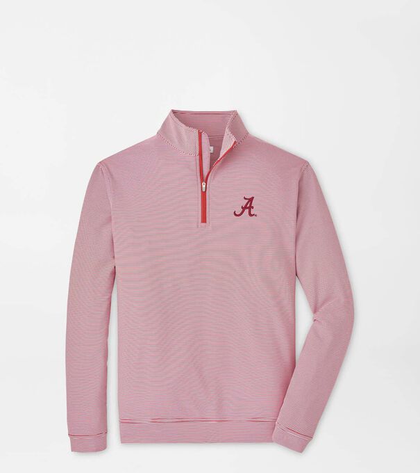 Alabama Perth Sugar Stripe Performance Quarter-Zip